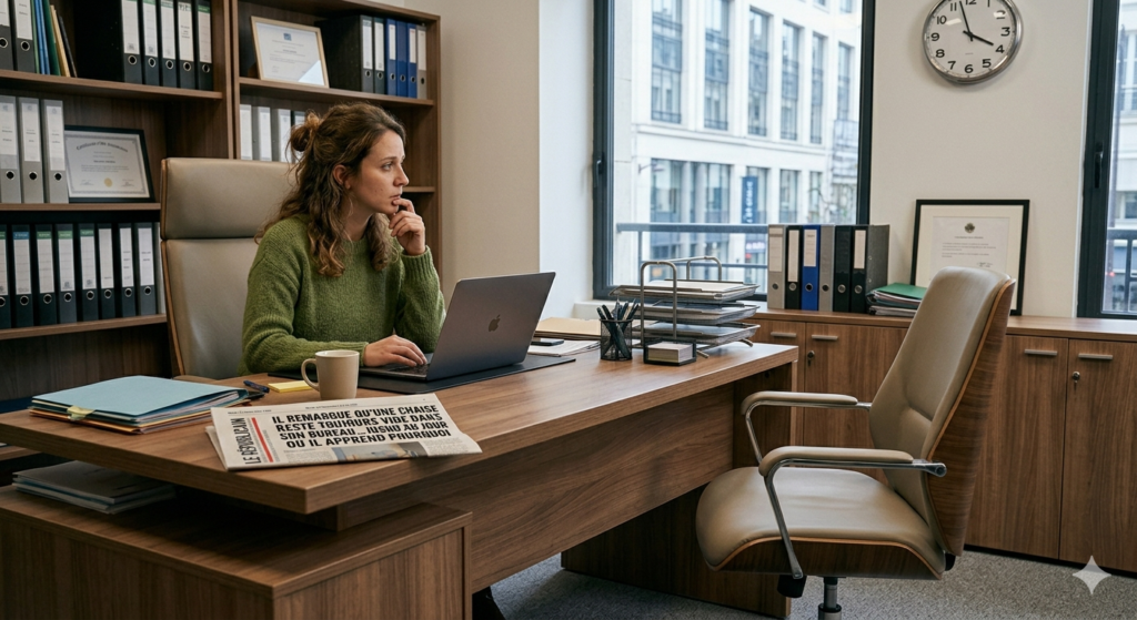 Il remarque qu’une chaise reste toujours vide dans son bureau… jusqu’au jour où il apprend pourquoi
