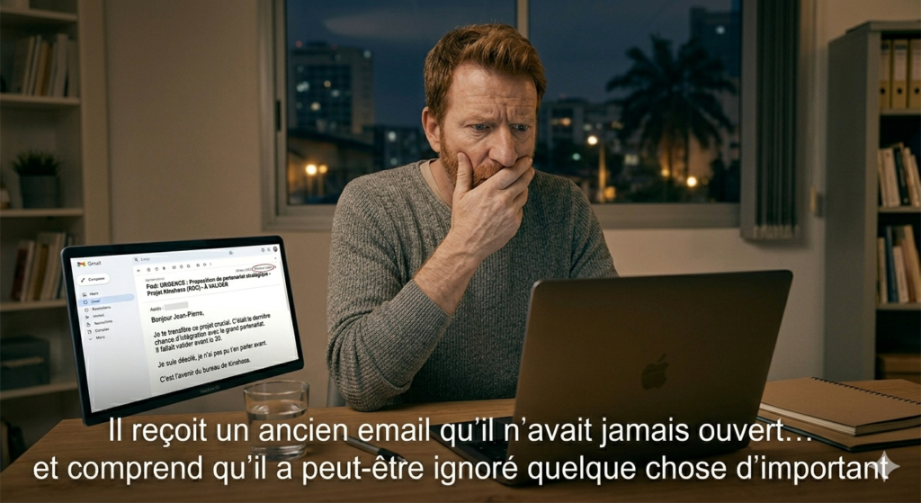 Il reçoit un ancien email qu’il n’avait jamais ouvert… et comprend qu’il a peut-être ignoré quelque chose d’important